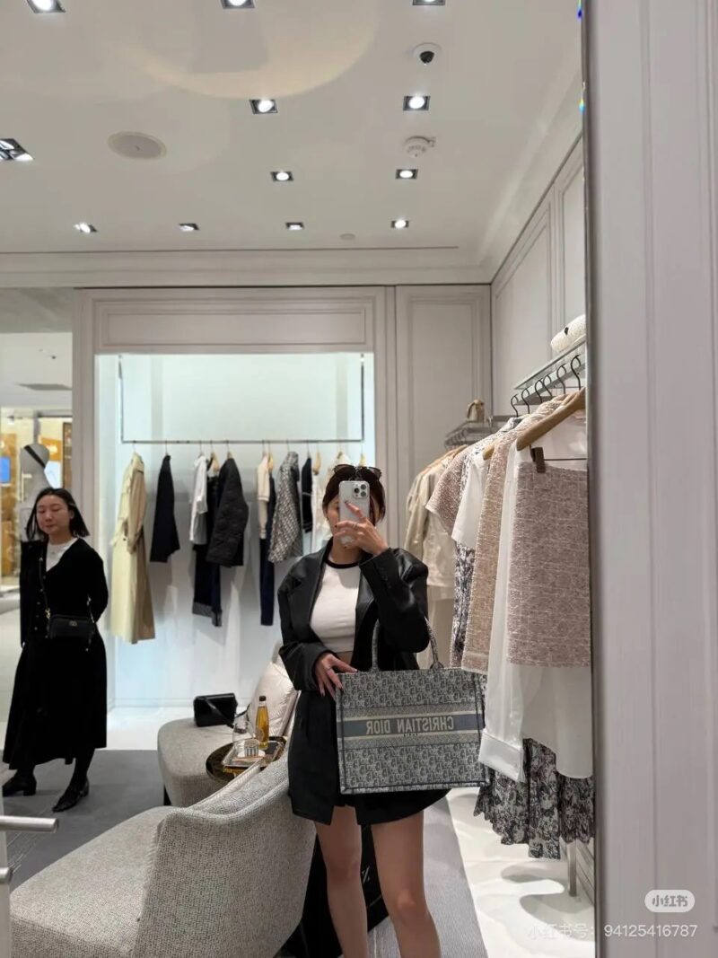 Dior's new color tote gray