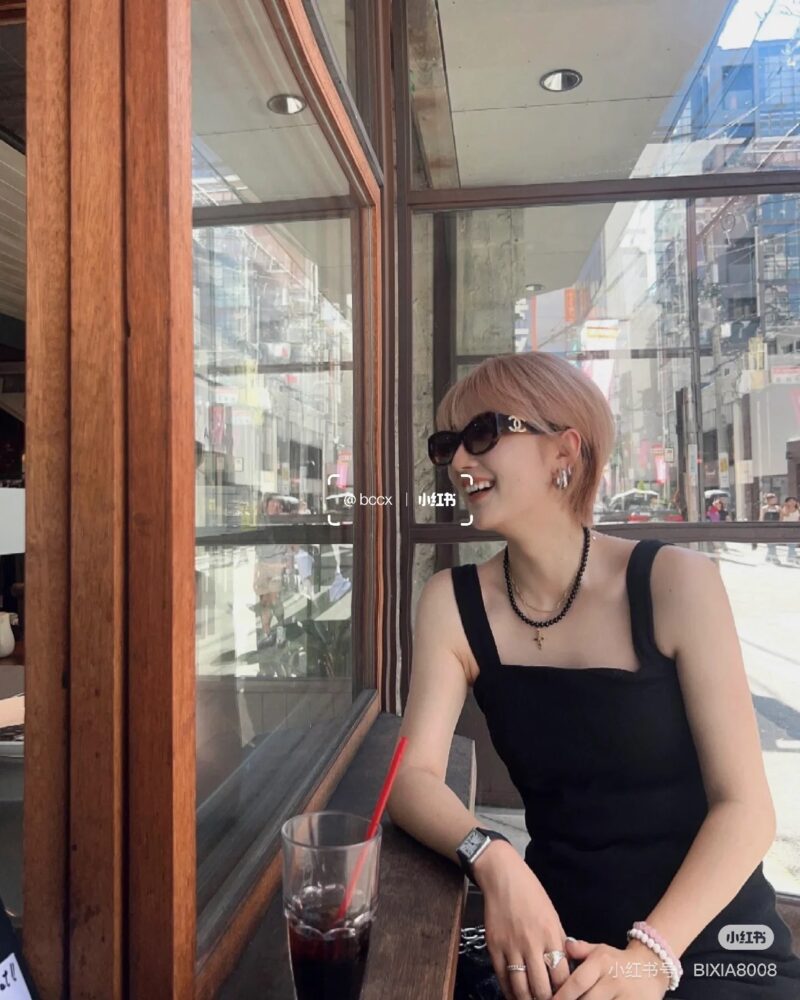 Chanel coffee colored sunglasses