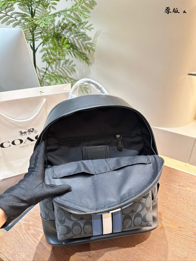 [Men's Shoulder Back] p320
Coach men's large backpack, stylish and upscale, with a size of approximately 32 * 42 * 16cm, featuring a classic logo design and a separate computer compartment for shopping Handsome back to work, hurry up and send off you...