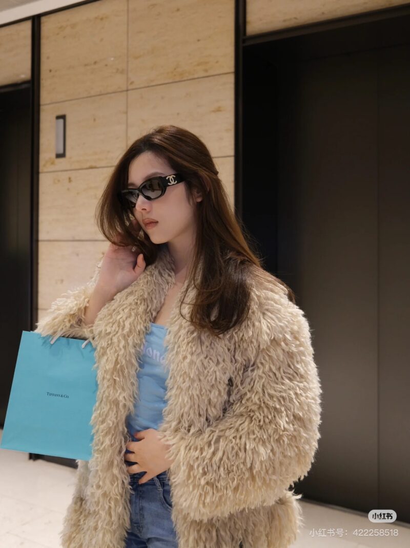 Chanel coffee colored sunglasses