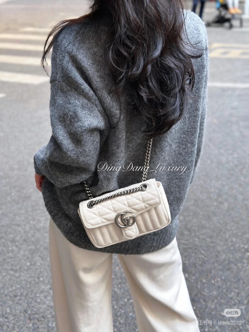 Gucci Mamon Silver Buckle
