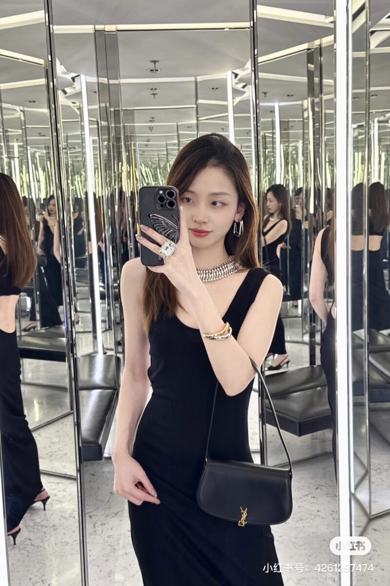 Favorite Underarm Bag for Going Out ▼ V
YSL new underarm bag
Mini Half Moon Shape
Simple and unique
