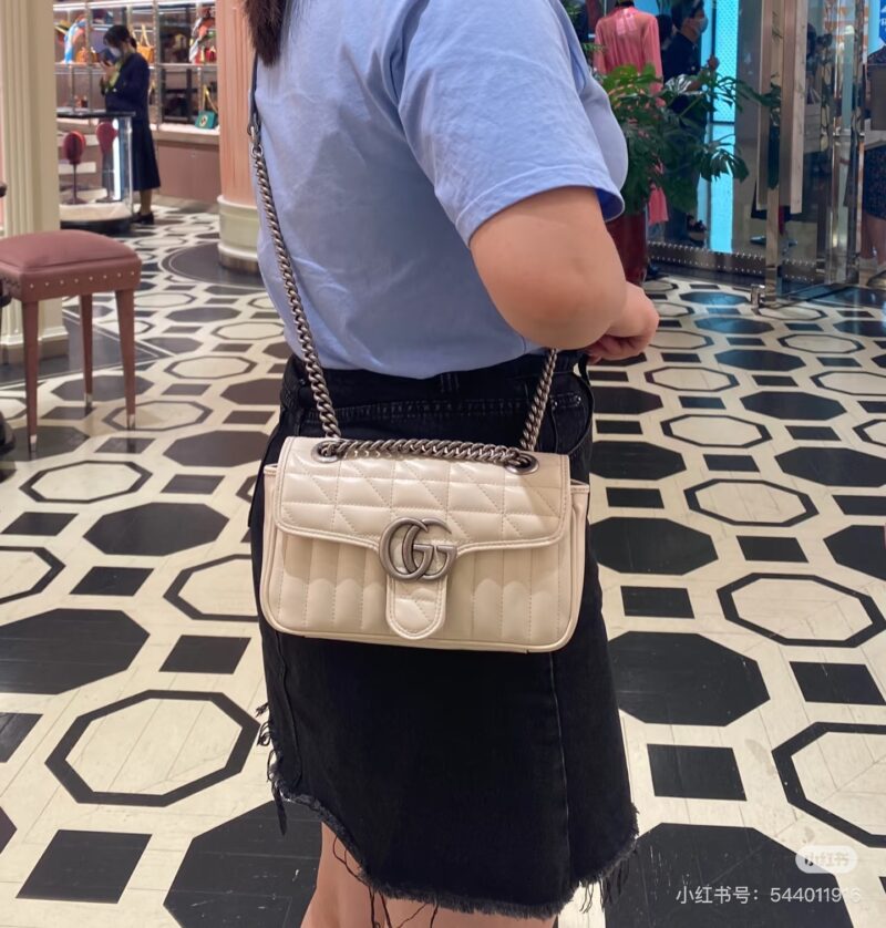 Gucci Mamon Silver Buckle
