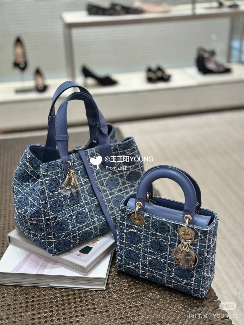 Dior new coarse woolen toujours bag, 25 new bags # Dior new