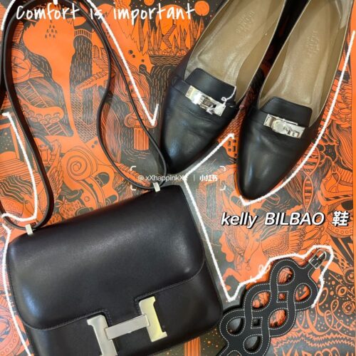 Kangkang bag flat grain cowhide