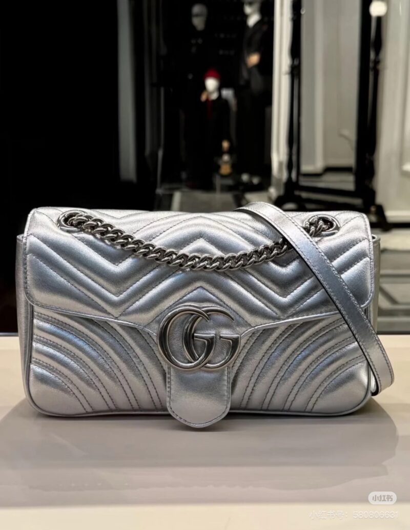Gucci Marmont Silver